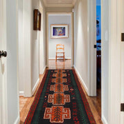 Handmade Balochi Runner Rug 2' 2" x 8' 0" - No. AL65224