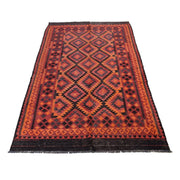 Afghan Vintage Kilim 4' 8" x 8' 1" - No. AL19547
