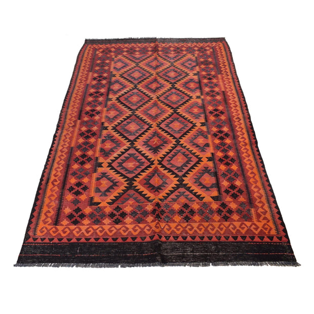 Afghan Vintage Kilim 4' 8" x 8' 1" - No. AL19547
