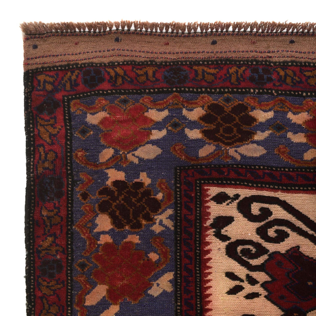 Handmade Barjista Kilim Rug 3' 9" x 6' 2" - No. AL66234