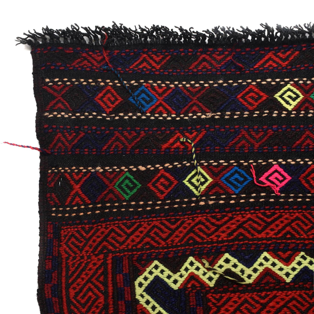 Hand Knotted Suzuni Kelim 5' 1" x 8' 5" - No. AL77522