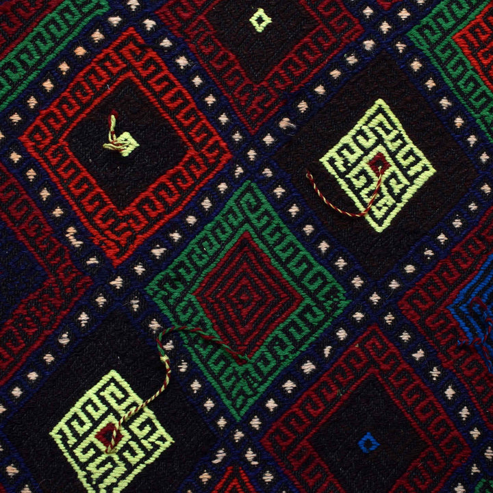 Hand Knotted Suzuni Kelim 5' 1" x 8' 5" - No. AL77522