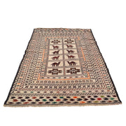 Handmade Soumak Kelim 4' 4" x 6' 4" - No. AL72333