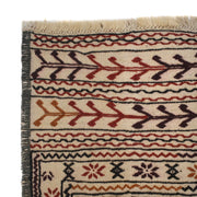 Handmade Soumak Kelim 3' 11" x 6' 6" - No. AL20985