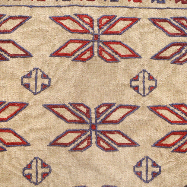 Handmade Soumak Kelim 4' 1" x 5' 5" - No. AL30940