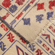 Handmade Soumak Kelim 4' 1" x 5' 5" - No. AL30940