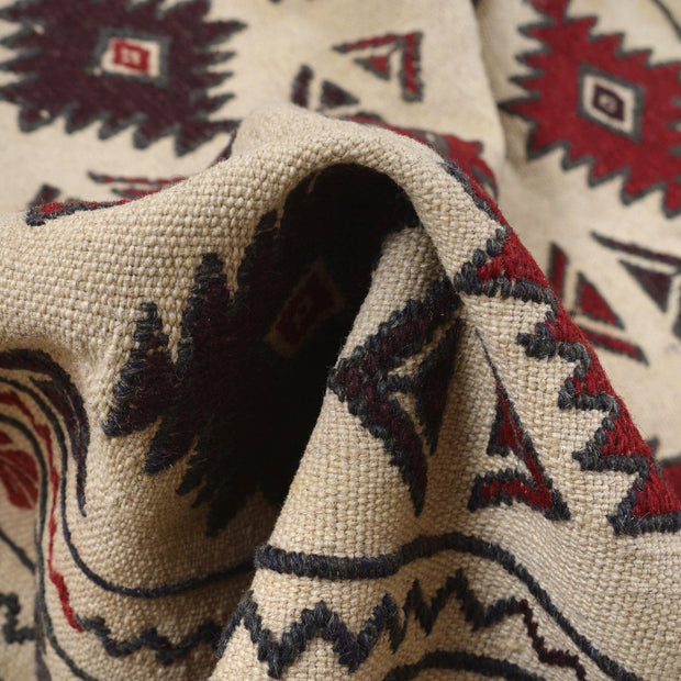 Handmade Soumak Kelim 4' 3" x 6' 4" - No. AL36611