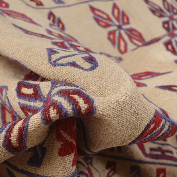 Handmade Soumak Kelim 4' 1" x 5' 10" - No. AL25244