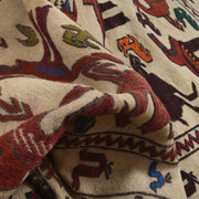 Handmade Soumak Kelim 4' 1" x 5' 7" - No. AL93058