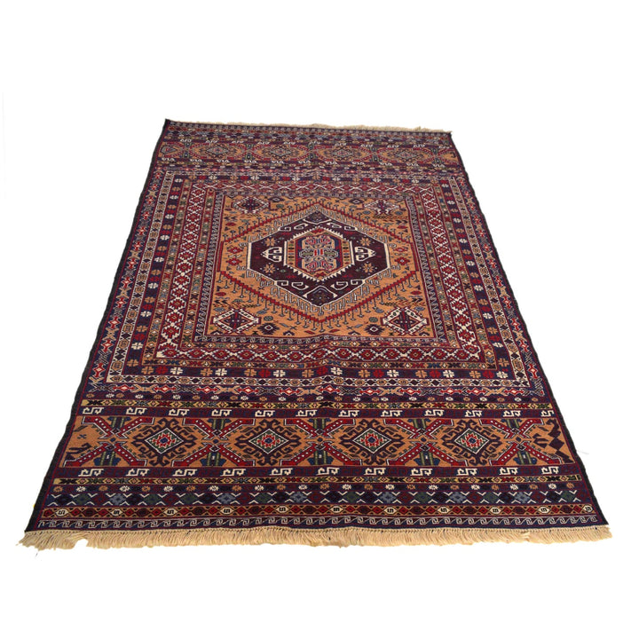 Handmade Maliki Kilim 4' 4" x 6' 10" - No. AL88486