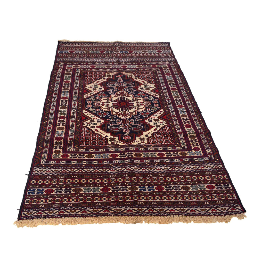 Handmade Maliki Kilim 3' 8" x 6' 4" - No. AL38219