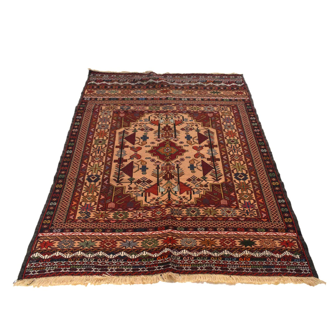 Handmade Maliki Kilim 4' 2" x 6' 3" - No. AL77269
