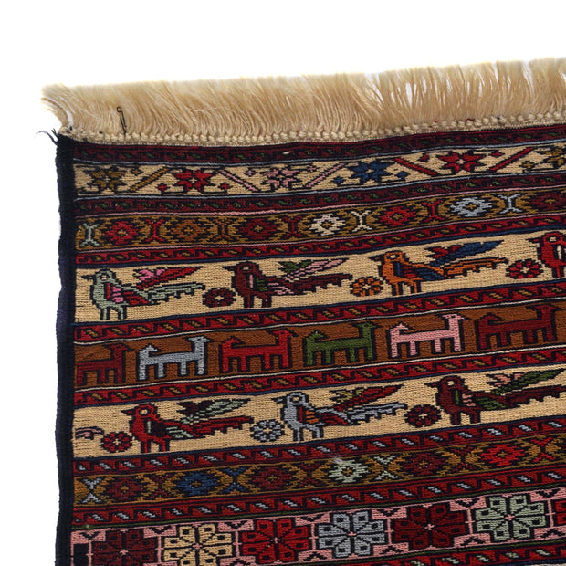Handmade Maliki Kilim 4' 6" x 6' 5" - No. AL99960