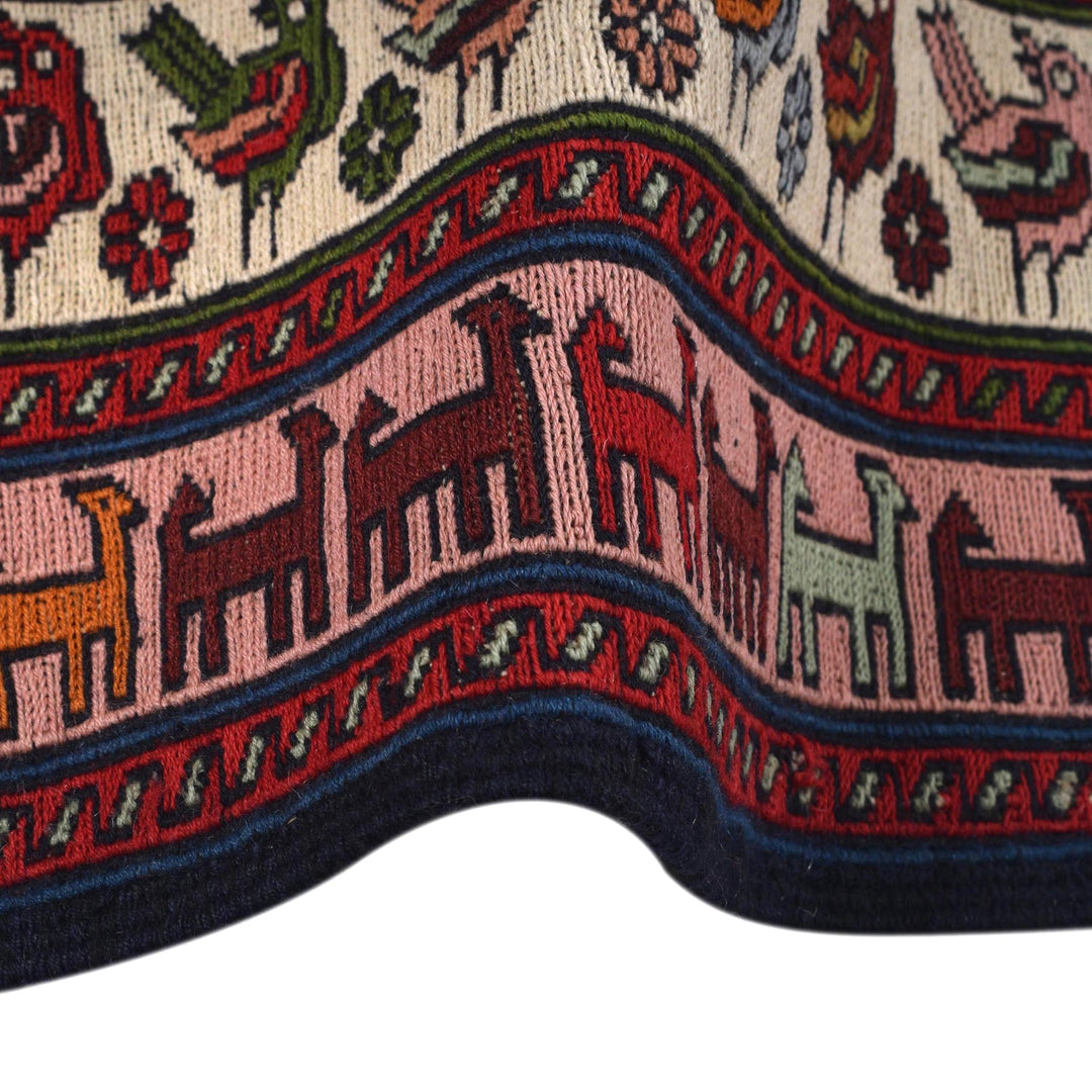 Handmade Maliki Kilim 4' 6" x 6' 5" - No. AL99960