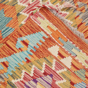 Hand Woven Wool Kelim Runner 2' 7" x 9' 5" - No. AL48105