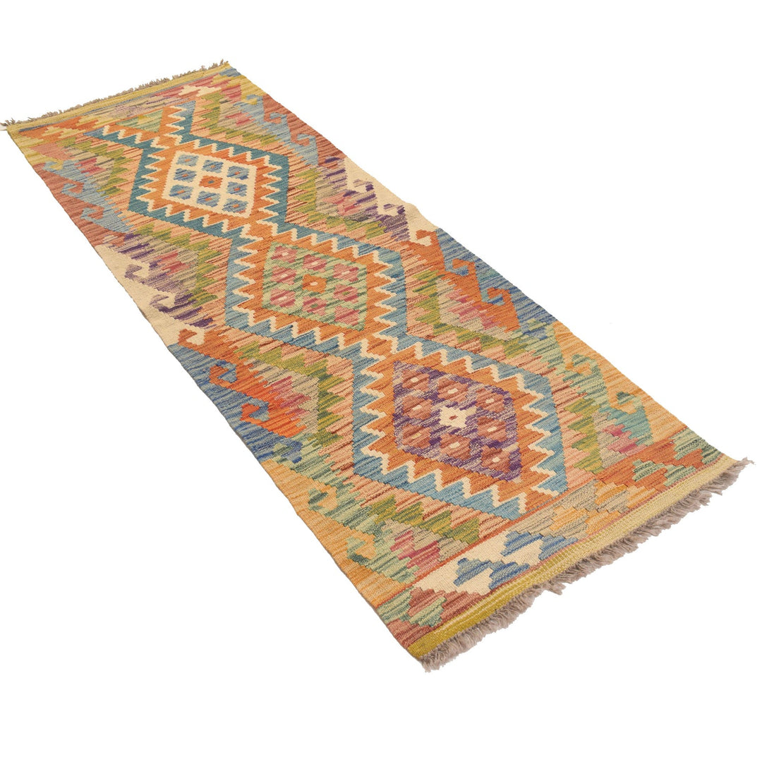 Short Kilim Runner 2' 2" x 6' 3" - No. AL19910