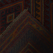 Deep Red Mashwani Area Rug 4' 10" x 5' 10" - No. AL54226