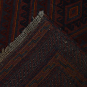 Deep Red Mashwani Area Rug 4' 6" x 6' 4" - No. AL83297