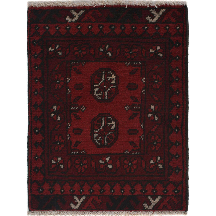 Handmade Foot Mat 1' 7" x 2' 1" - No. AL93656