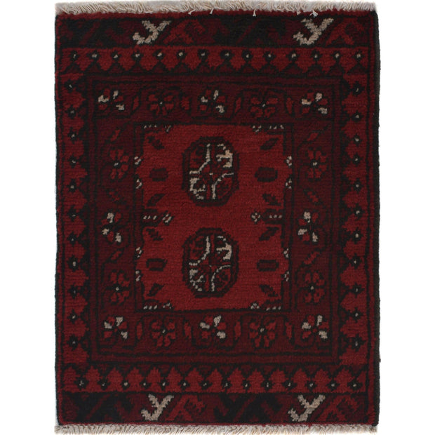 Handmade Foot Mat 1' 7" x 2' 1" - No. AL93656