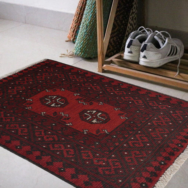 Red Doormats 1' 9" x 2' 2" - No. AL62598