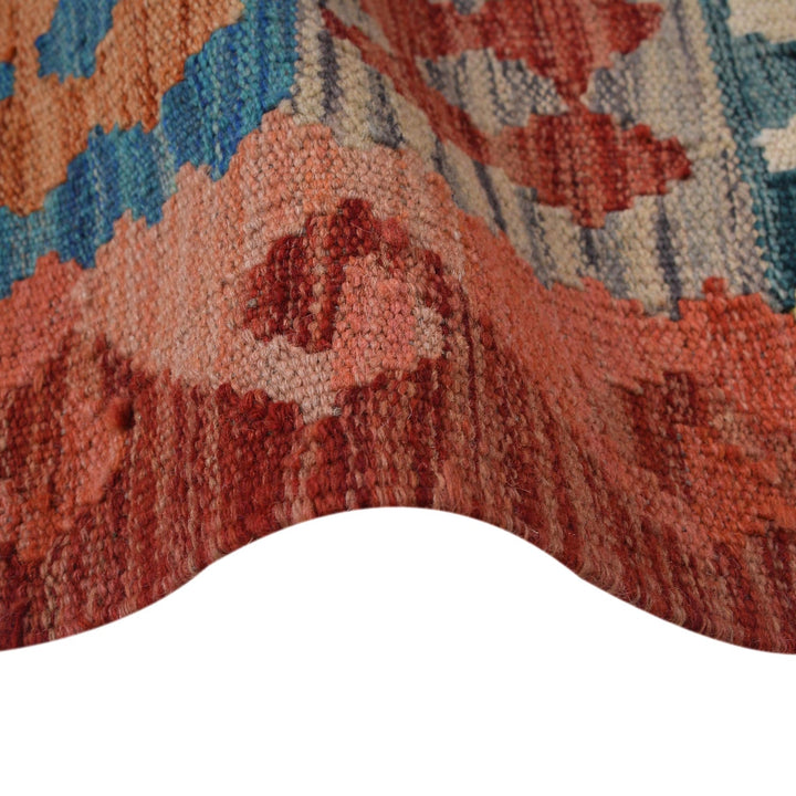 Hand Knotted Flatweave Kilim 6' 7" x 9' 5" - No. AL12027
