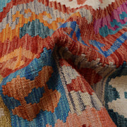 Hand Knotted Flatweave Kilim 6' 7" x 9' 5" - No. AL12027