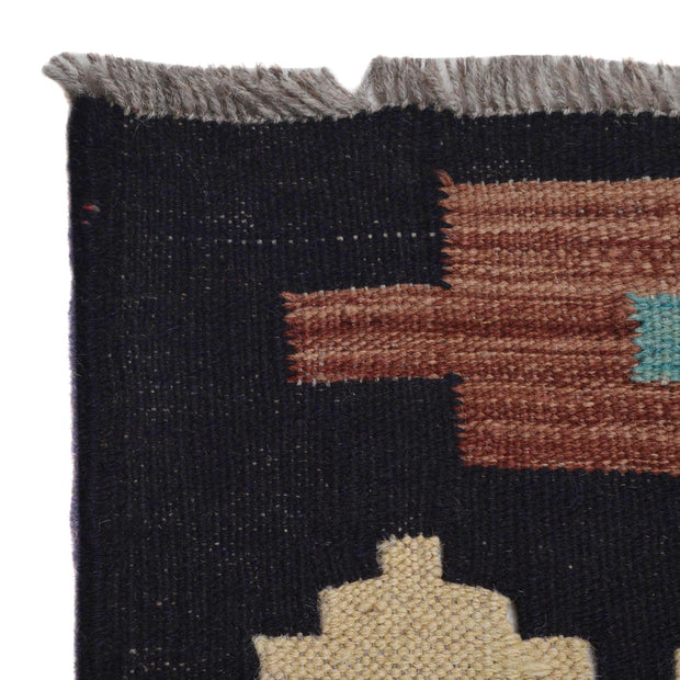 Hand Knotted Afghan Style Kilim 9' 6" x 12' 11" - No. AL41141