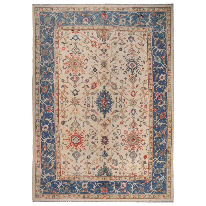Modern Oushak Carpet 10' 0" x 13' 7" - No. AL59674