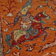 Handmade Picture Area Rug 4' 0" x 5' 11" - No. AL87404