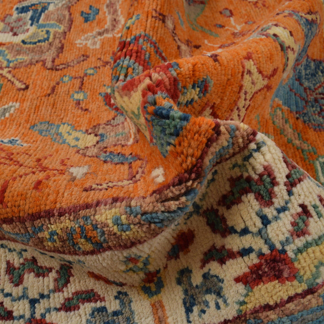 Handmade Picture Area Rug 4' 0" x 5' 11" - No. AL87404