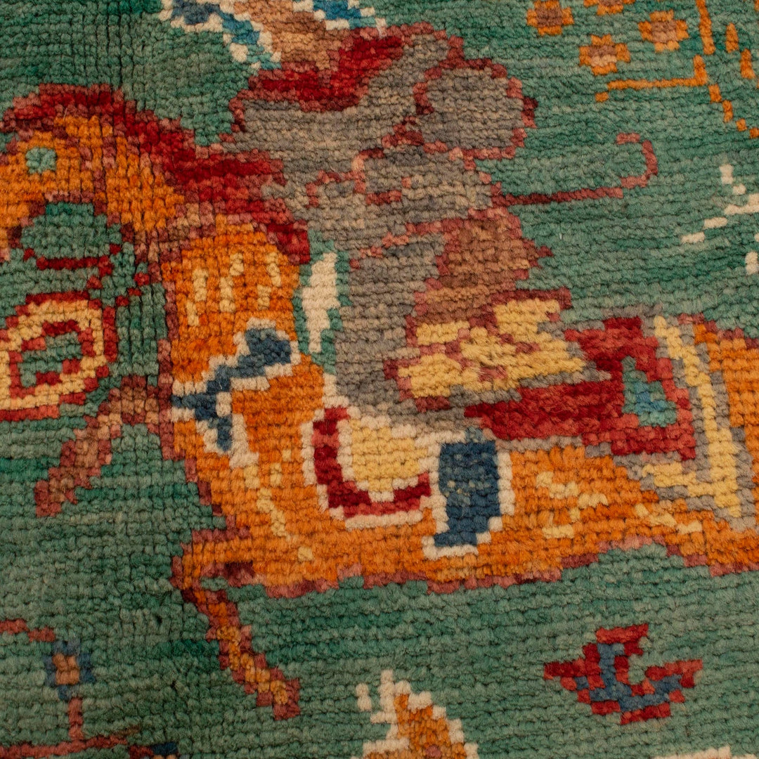 Handmade Pictorial Carpet 4' 0" x 5' 11" - No. AL80576