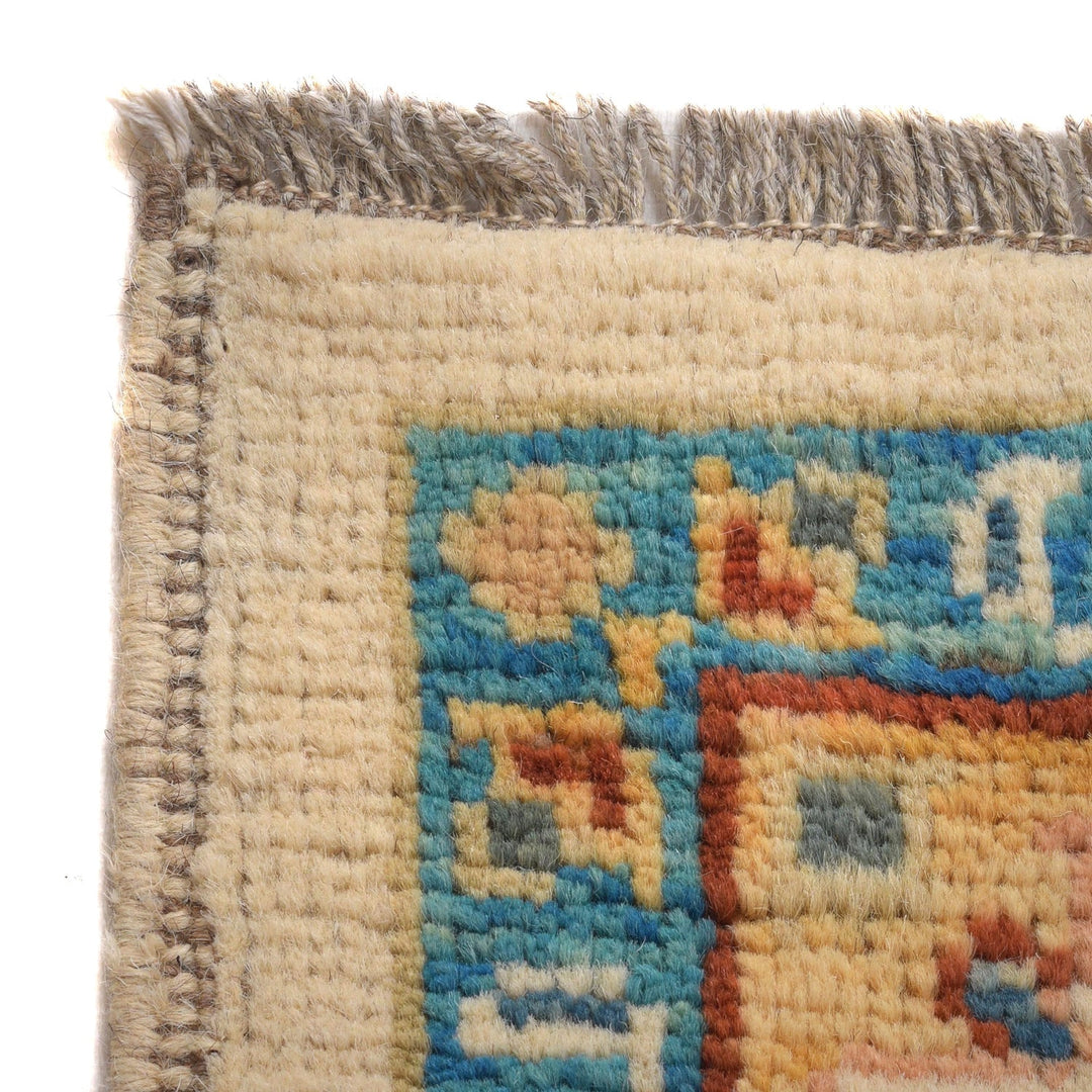 Handmade Persian Design Heriz Carpet 6' 7" x 9' 8" - No. AL69222