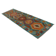 Handmade Turkish Design Wool Kilim Runner 2' 10" x 9' 9" - No. AL64287