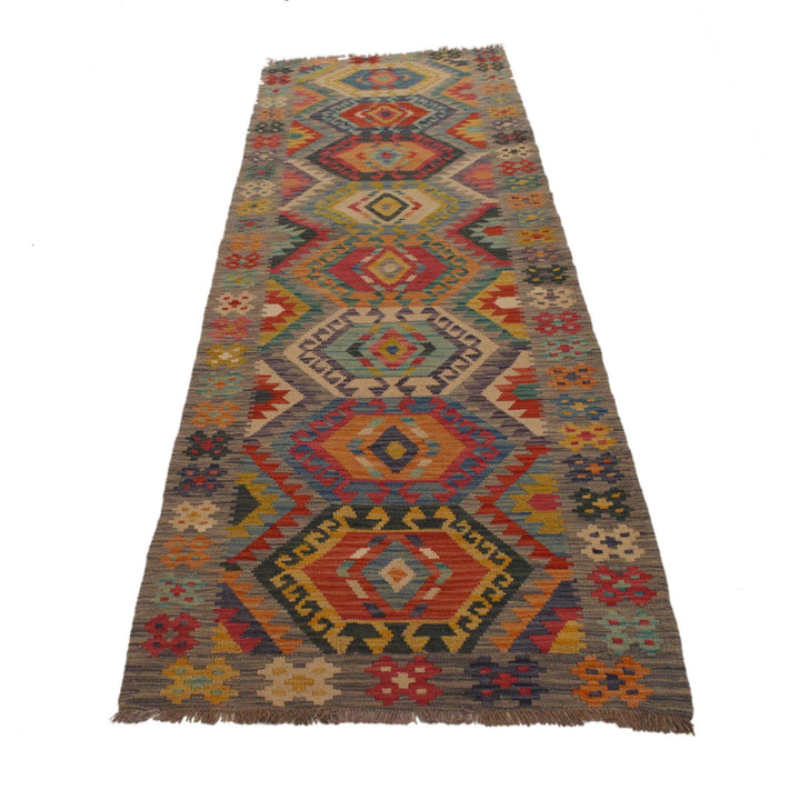 Long Chobi Kilim Runner 2' 10" x 9' 9" - No. AL70566