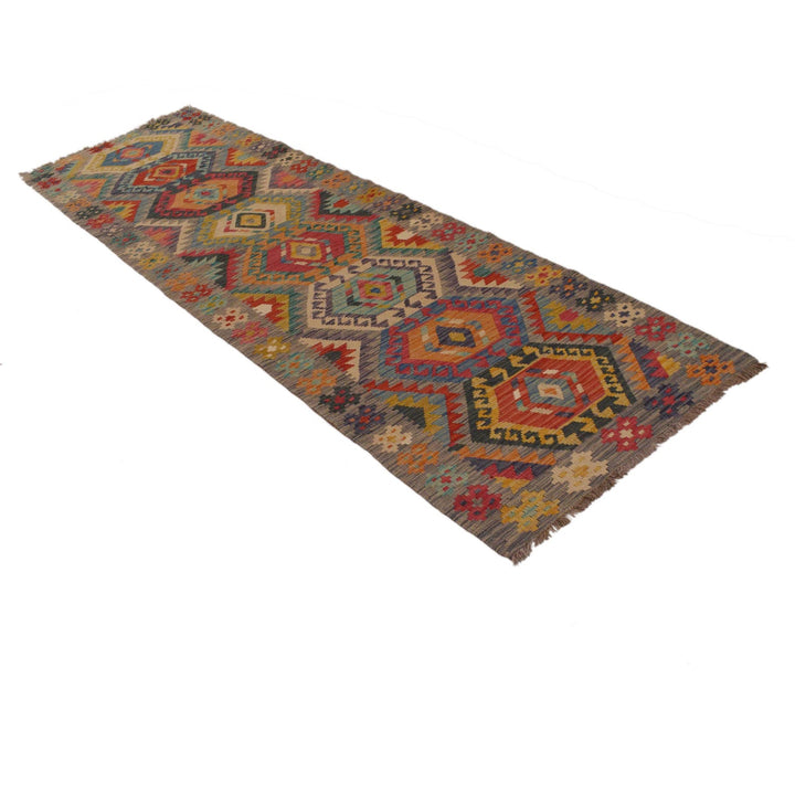 Long Chobi Kilim Runner 2' 10" x 9' 9" - No. AL70566