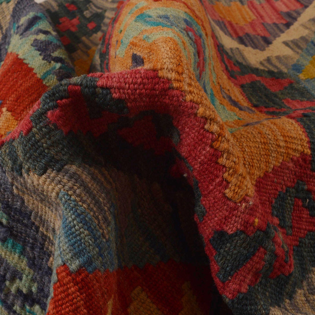 Long Chobi Kilim Runner 2' 10" x 9' 9" - No. AL70566