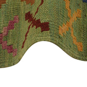 Hand Woven Wool Kelim Runner 2' 9"x 6' 3" - No. AL95537