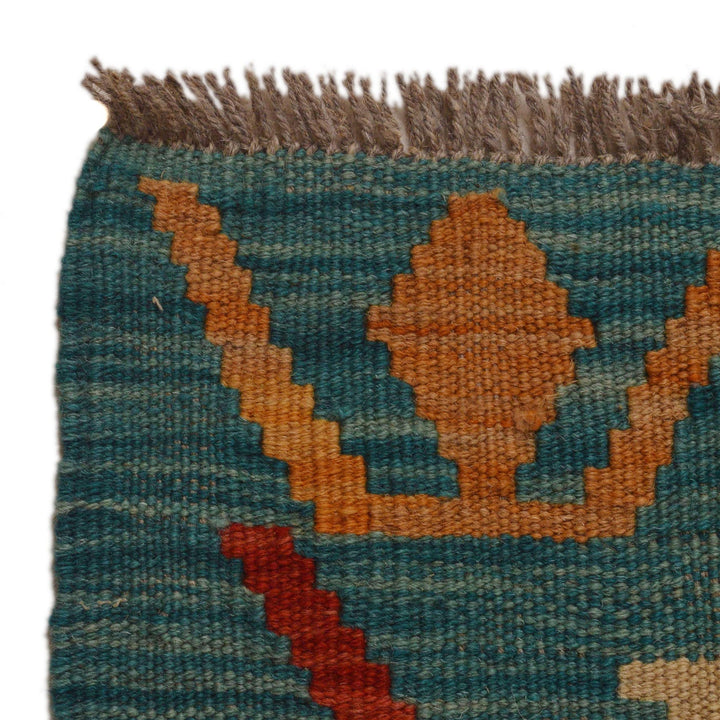 Handmade Afghan Vegetable Kilim Runner 2' 9" x 9' 8" - No. AL71691