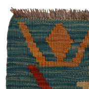 Handmade Afghan Vegetable Kilim Runner 2' 9" x 9' 8" - No. AL71691