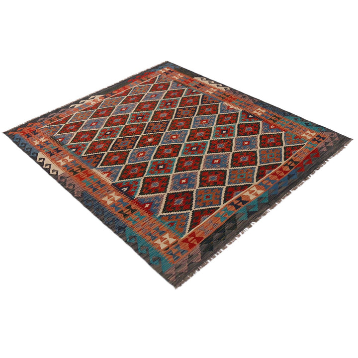 Handmade Afghan Vegetable Kilim 5' 9" x 7' 10" - No. AL45175