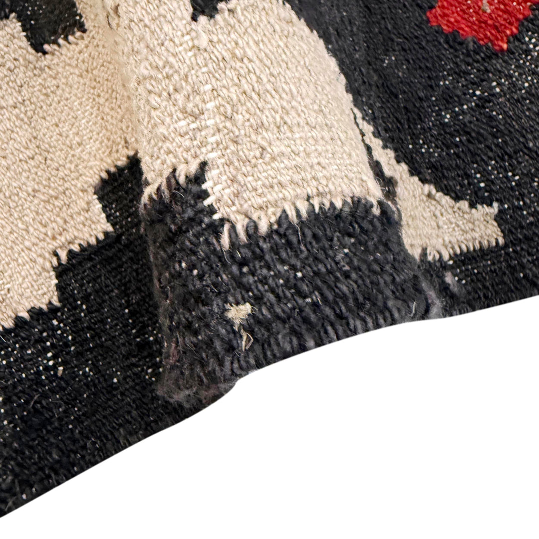 Afghan Vegetable Kilim Rug 5' 8" x 8' 5" Flat-Weave field