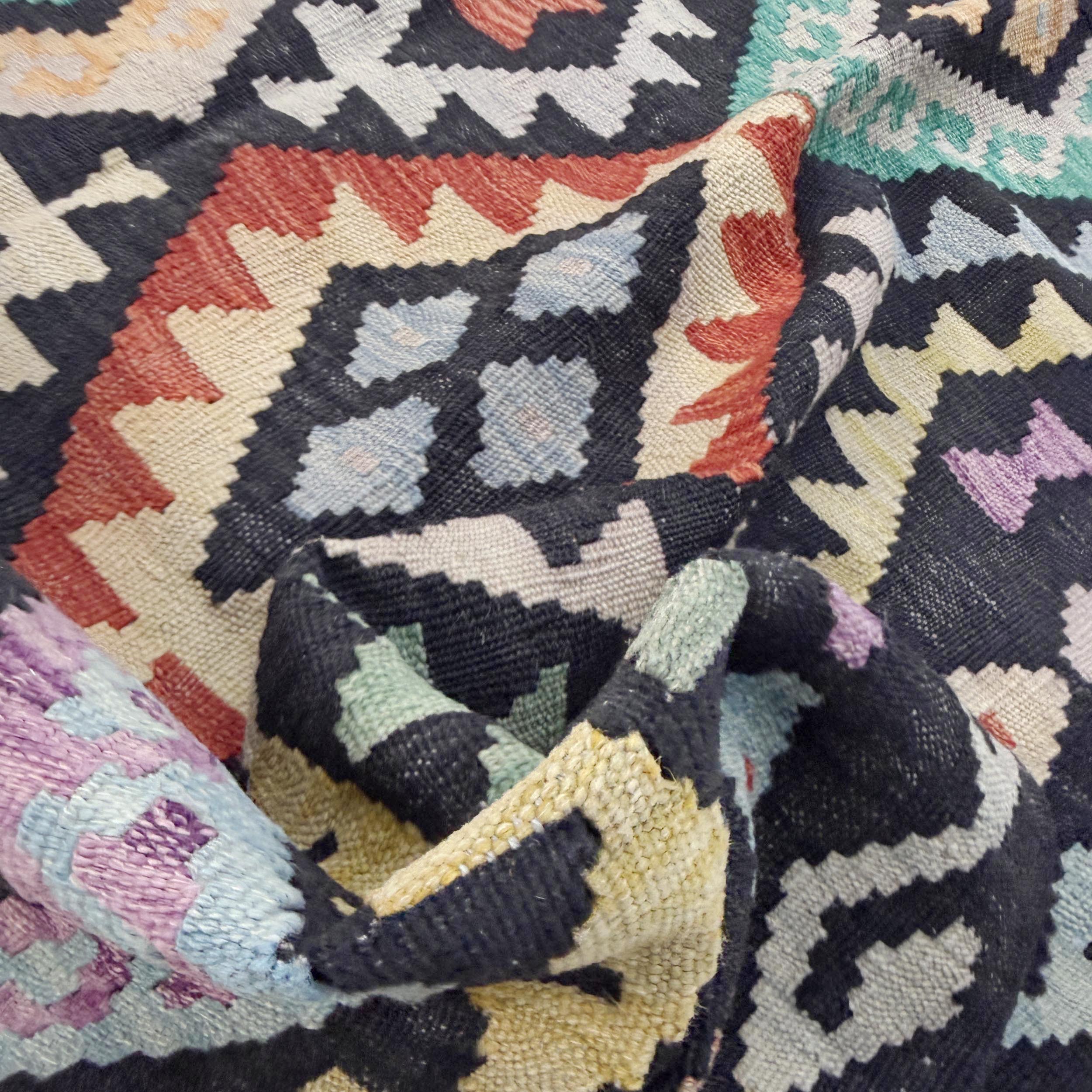 Afghan Vegetable Kilim Rug 4' 3