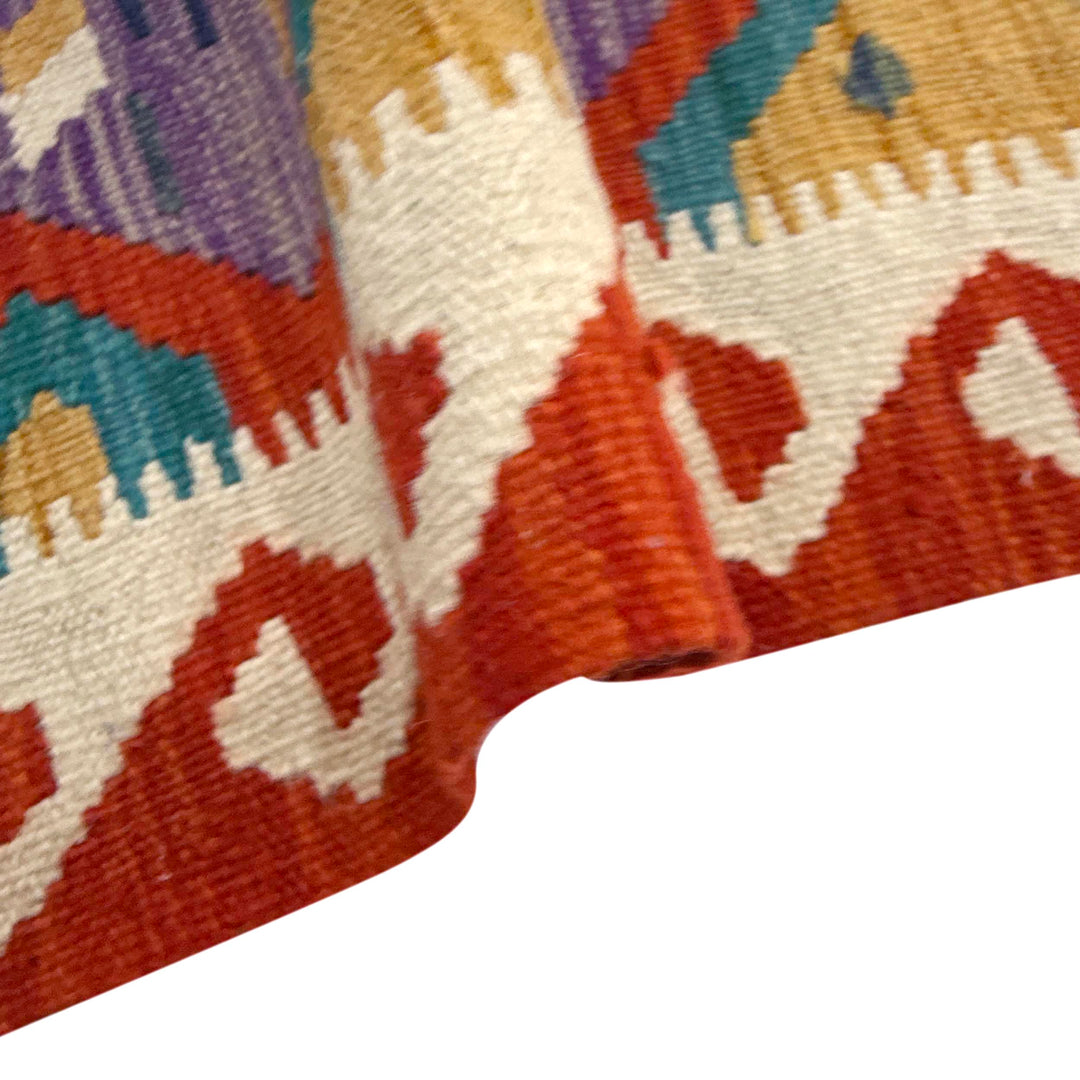 Hand Knotted Flatweave Kilim 3' 2" x 4' 11" - No. AL608025