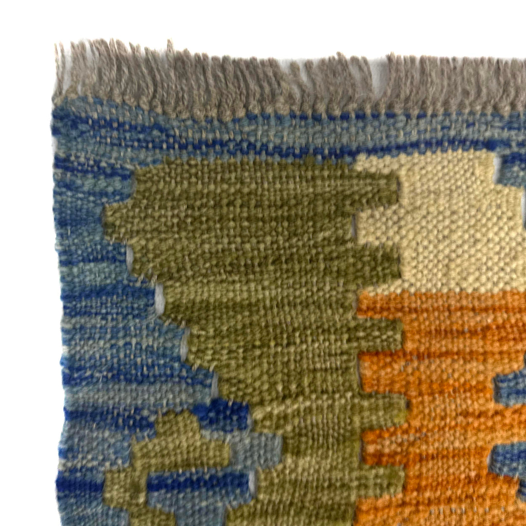 Handmade Turkish Design Wool Kilim 6' 1" x 8' 0" - No. AL433321