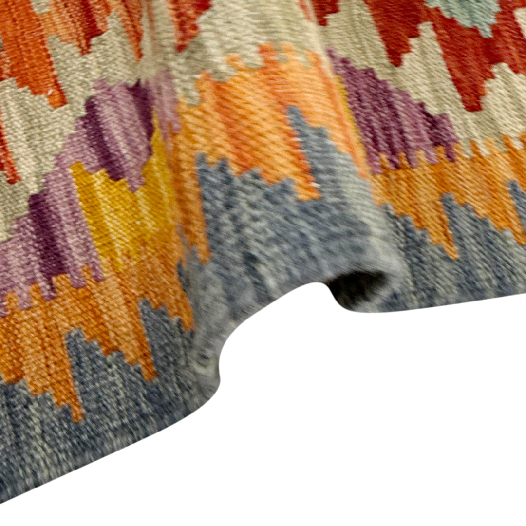 Handmade Vegetable Kelim 2' 8" x 4' 4" - No. AL352945