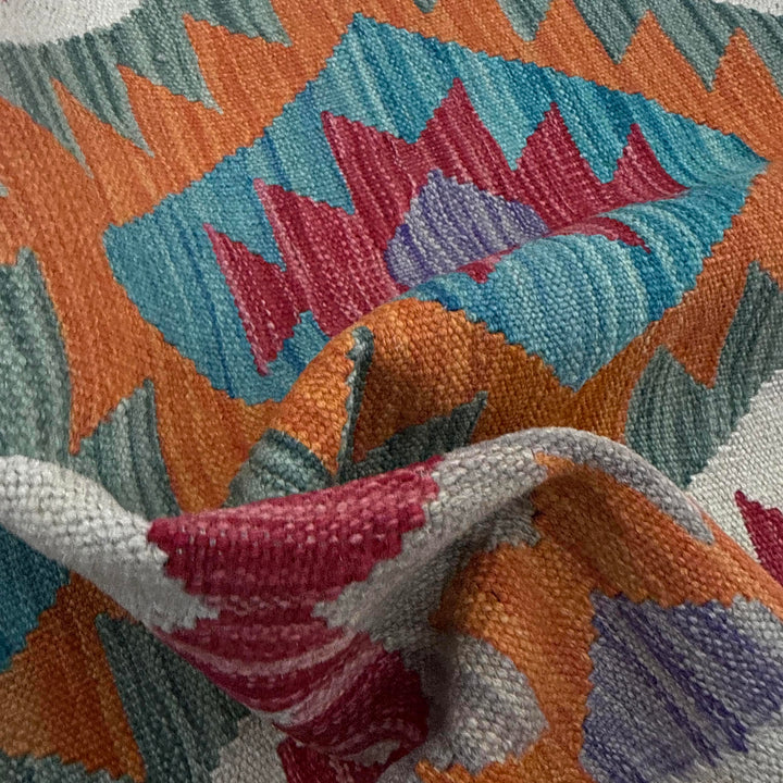 Handmade Afghan Vegetable Kilim 2' 9" x 4' 0" - No. AL328444