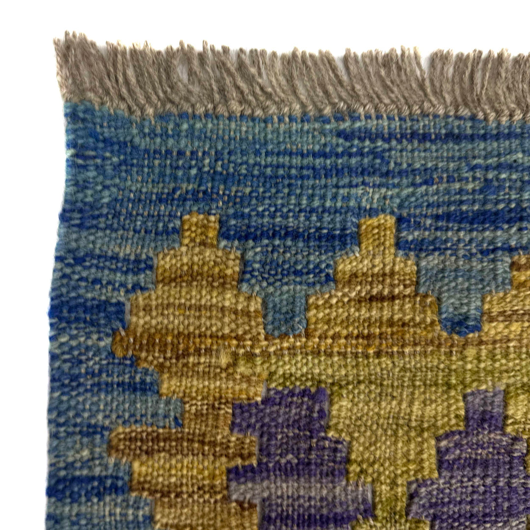 Multi Color ful Flat-Weave Wool Kilim 5' 10" x 7' 6" - No. AL753553