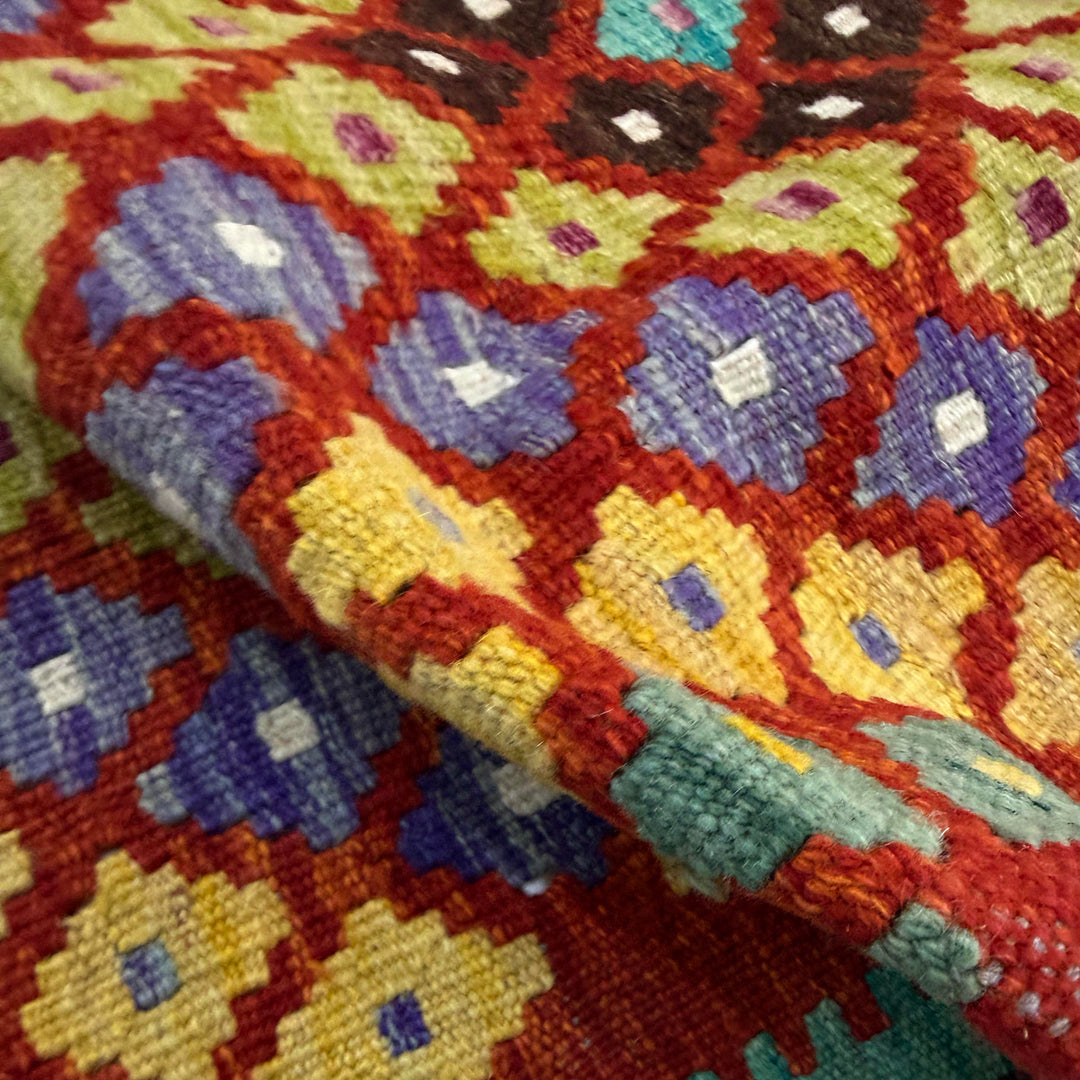 Handmade Turkish Design Wool Kilim 2' 7" x 4' 0" - No. AL225901