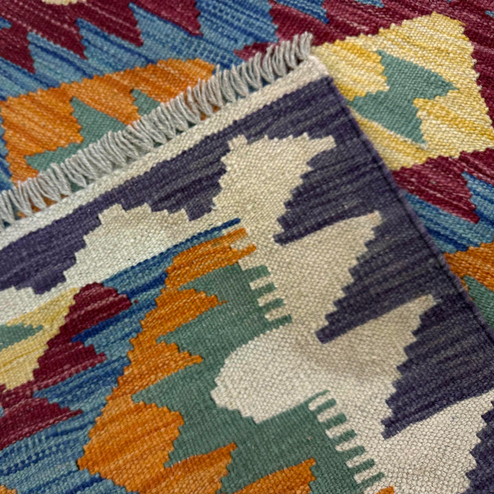 Small Size Chobi Kilim 2' 10" x 4' 2" - No. AL652086